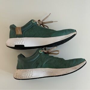 Nike, Running Shoe, Sneaker, Teal, Tan, Exercise